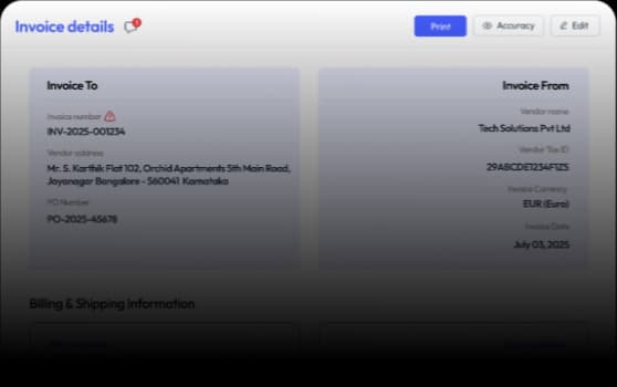 Invoice Details