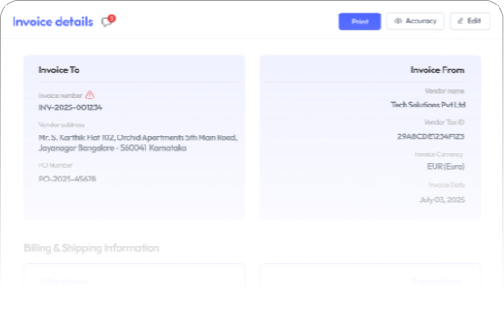 Invoice Details