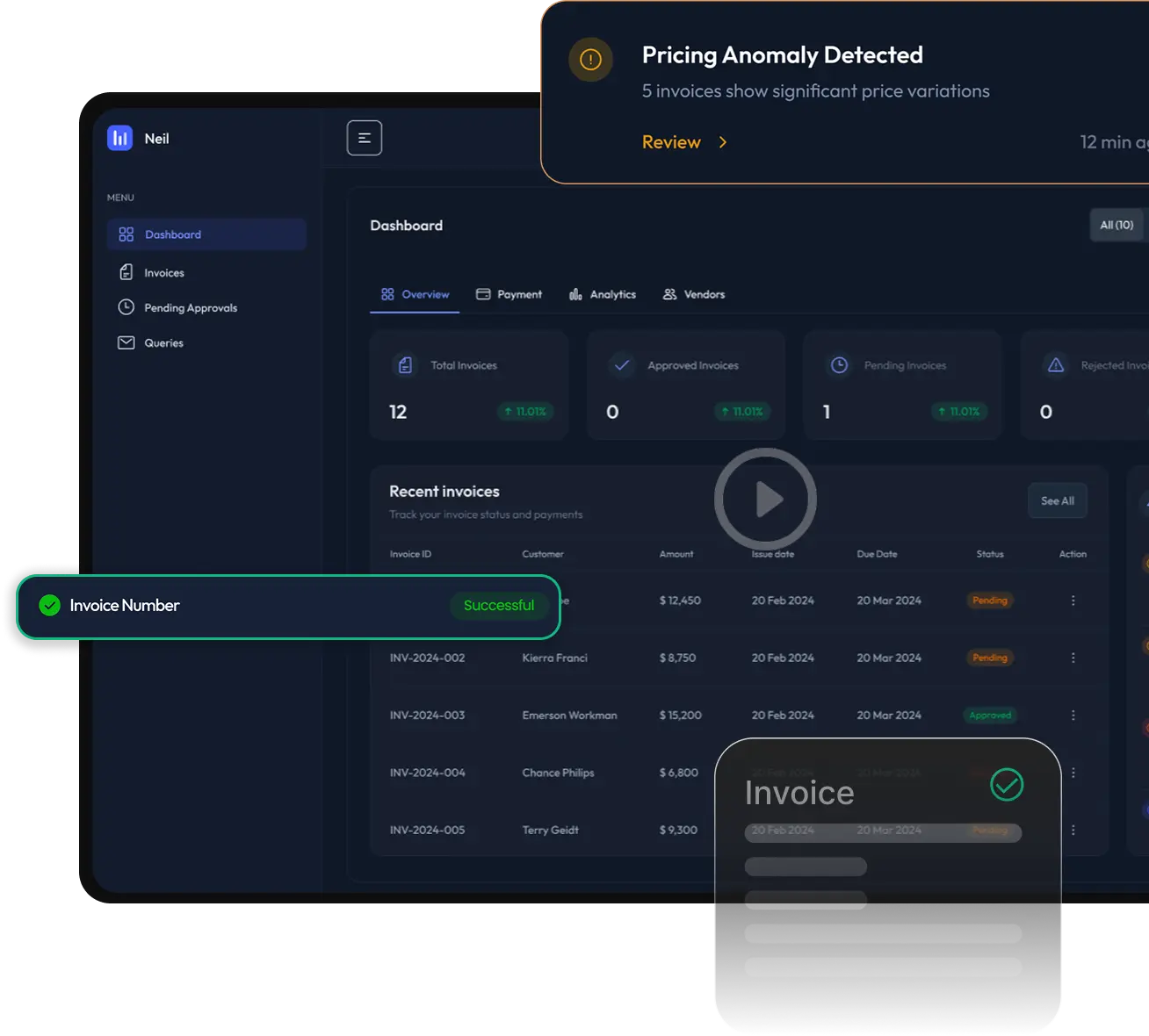 hero dashboard